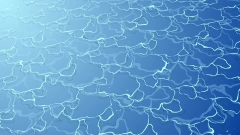 Top View of Blue Water Surface Reflections Stock Footage 320855848