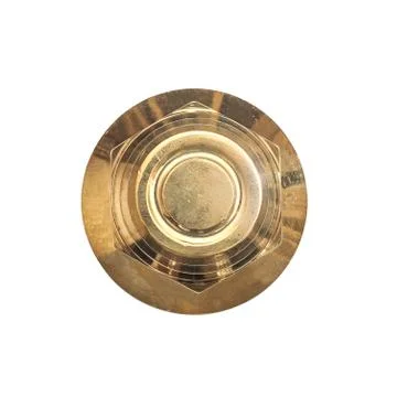 Top view of bolt nut for decorating and maintenance Stock Photos