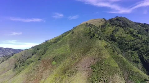 Top view of Bromo Mountain in East Java Indonesia Stock Footage 217877294