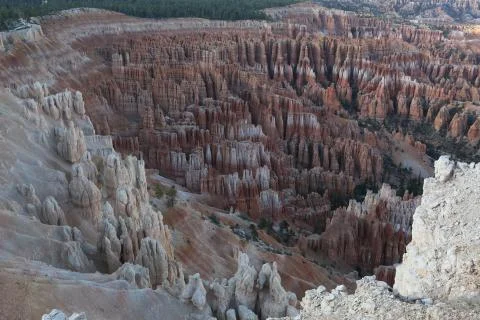 Top view on Bryce Canyon Stock Photos