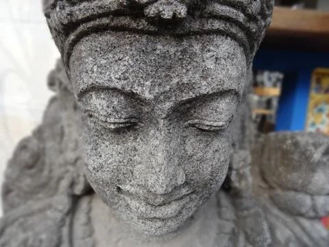 Top view of a Buddha statue Stock Photos