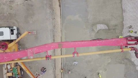 Top view of the builders Stock Footage 91595888