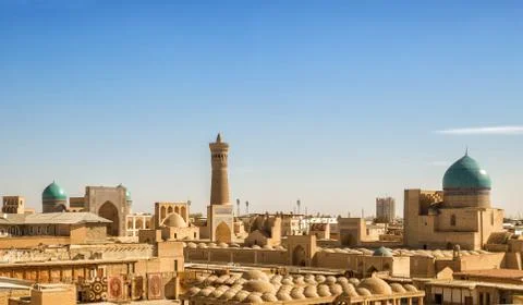 Top view Bukhara Foto stock