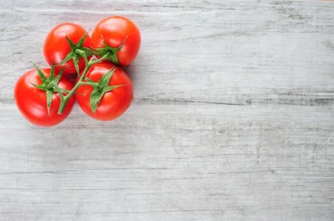 Top view of bunch of fresh tomatoes Stock Photos