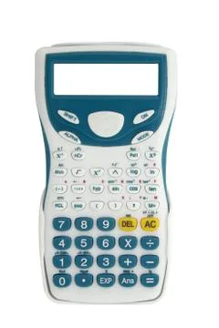 Top view of a calculator Stock Photos