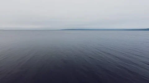 Top view of the calm lake Stock Footage 68161808