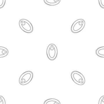 Top view can pattern seamless vector Stock Illustration