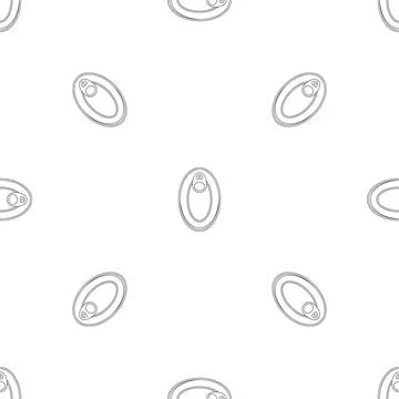 Top view can pattern seamless Stock Illustration