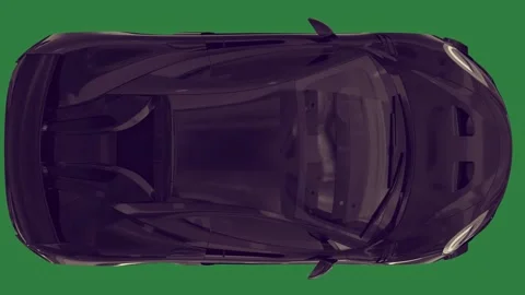 The top view of a car Stock Footage 336971387