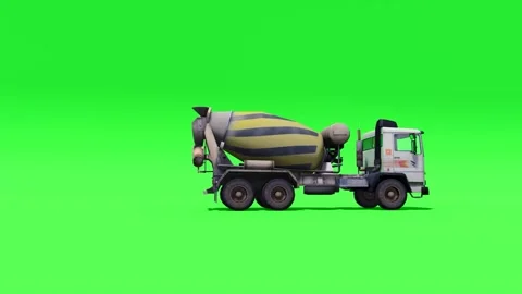 Top View Car Forward Back Green Screen Stock Footage 323494642