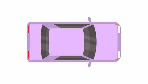 Top view of Car Stock Illustration