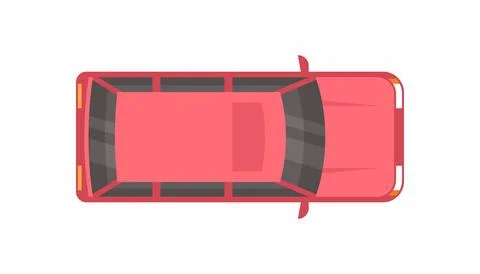 Top view of Car Stock Illustration