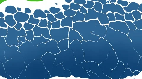 Top View Cartoon Ocean Wave Shore Wash Wipe Transition on Green Screen Stock Footage 330789969