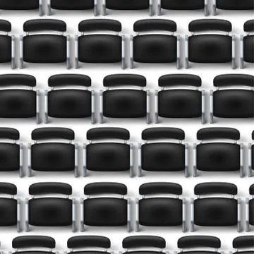 Top view on chairs Stock Illustration