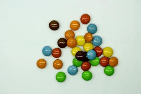 Top view of chocolate candy Stock Photos