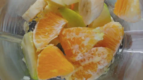 Top view chopping blender full juicy Stock Video Pond5