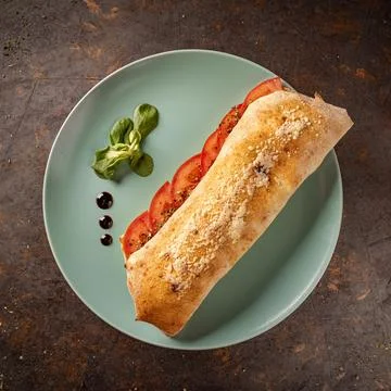 Top view of cibatta Stock Photos