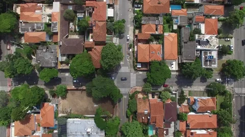 Top view of a city Stock Footage 61831441