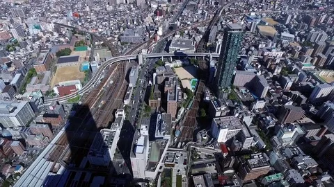 Top view of the city Stock Footage 73447420