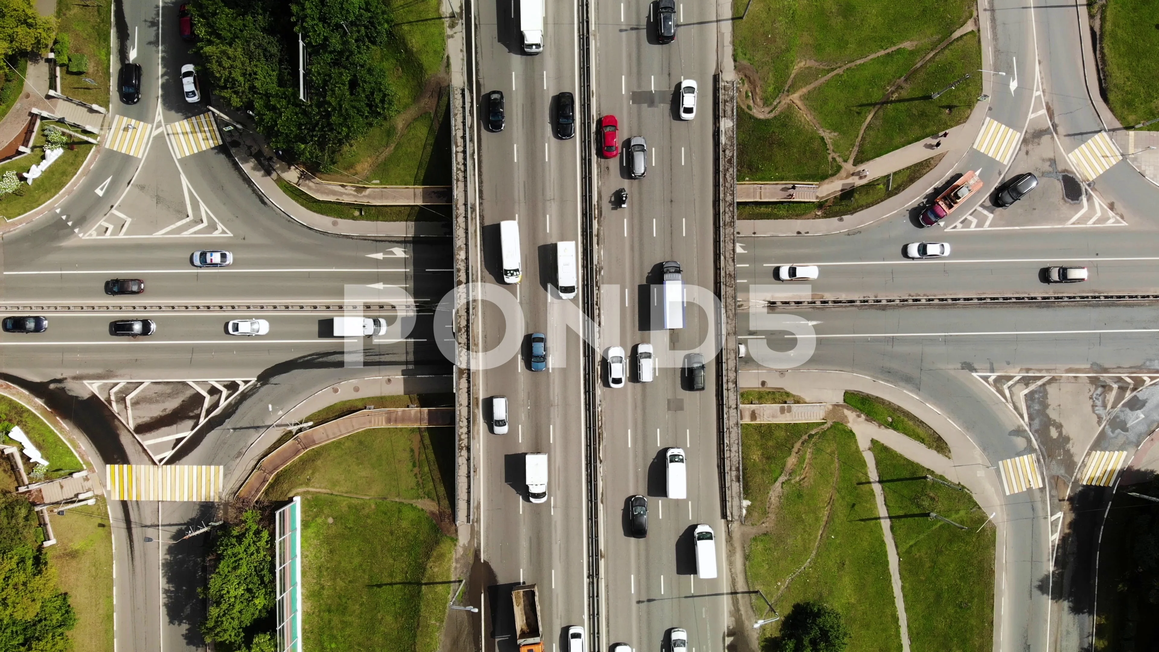 Road Intersection Top View