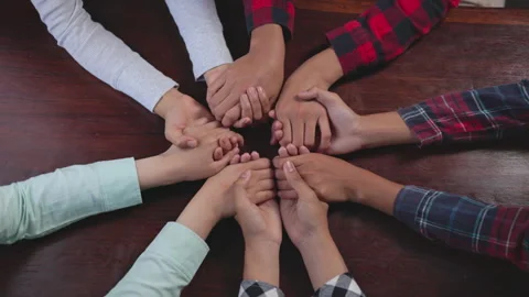Top view close up shot of professional successful group of businessman busi.. Stock Footage 336932365