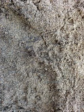 Top View Close Up of Textured Dark Volcanic Sand Texture on a Beach Stock Photos