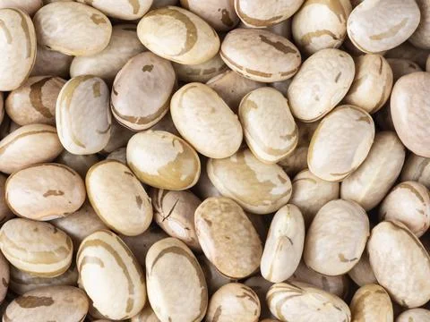 Top view, closeup of beans Stock Photos