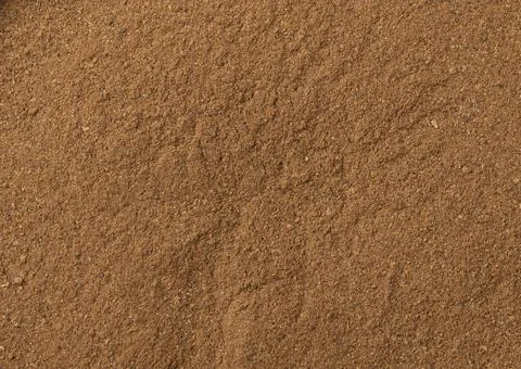 Top view, closeup of ground cumin. Food backdrop Stock Photos