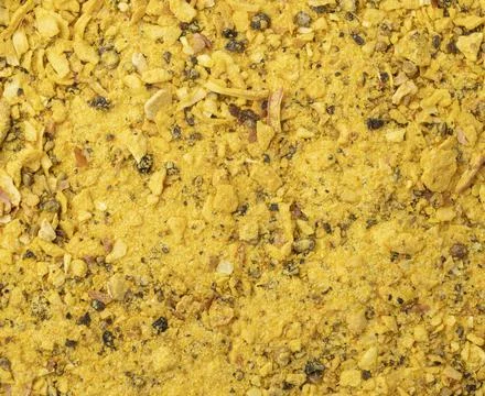 Top view, closeup of lemom pepper seasoning. Food backdrop 스톡 사진