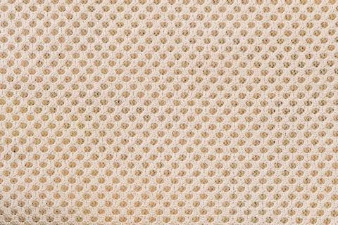 Top view closeup texture of brown  mesh laundry bag background. Stock Photos