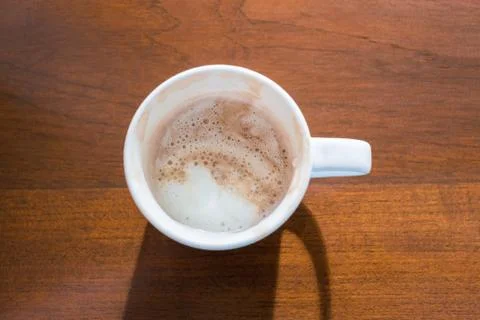 Top view on coffee cup Foto stock