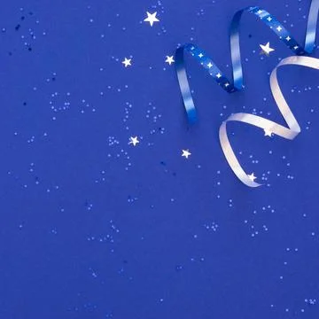 Top view composition of festive wrapped gifts with copy space. High quality and Stock Photos