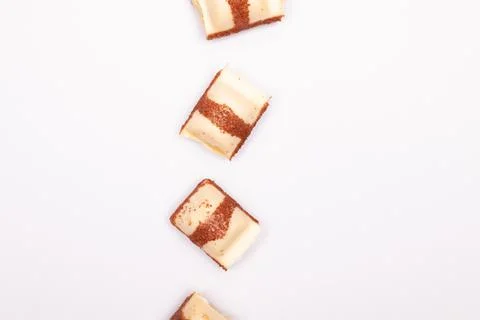 Top view composition or background with delicious chocolate Stock Photos