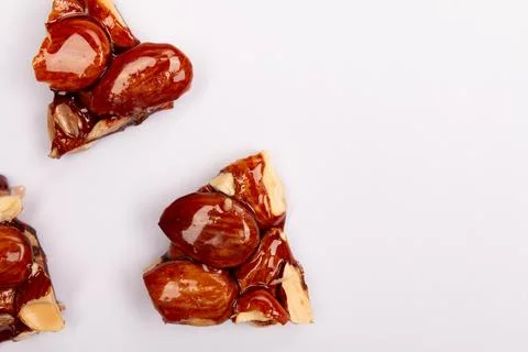 Top view composition or background with delicious chocolate Stock Photos