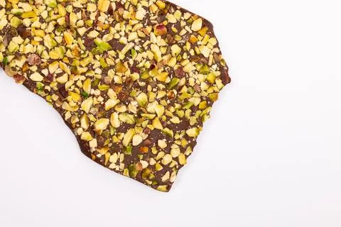 Top view composition or background with delicious chocolate Stock Photos