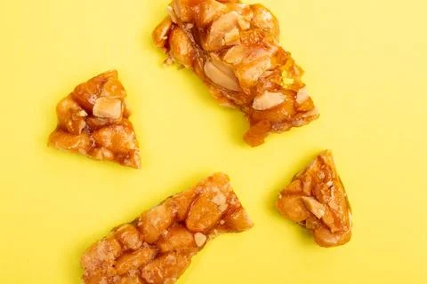 Top view composition or background with delicious chocolate Stock Photos