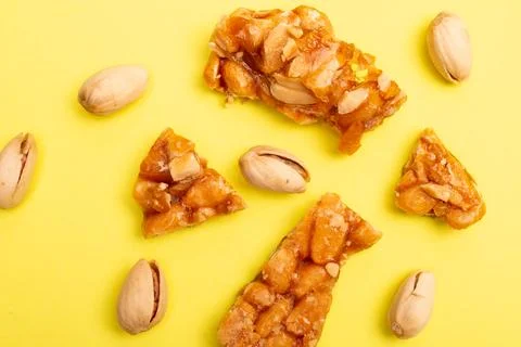 Top view composition or background with delicious chocolate Stock Photos