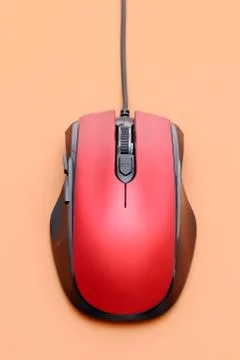 Top view of computer mouse Stock Photos