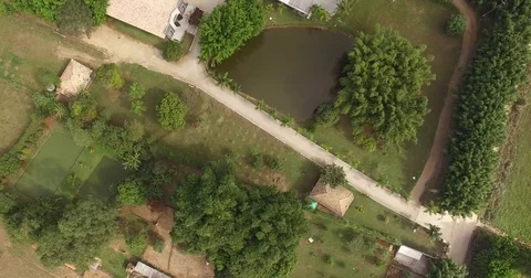 Top View of Countryside Stock Footage 73124719