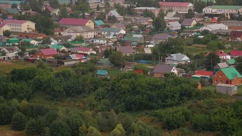 Top view on countryside life. Video stock 80946646