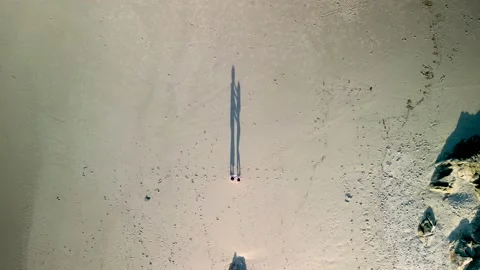 Top View Of A Couple Embracing Stock Footage 227520526