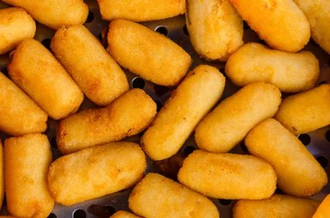 Top view of croquettes Fotos de archivo