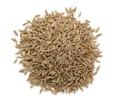 Top view of cumin seeds Foto stock