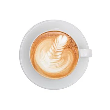 Top view - cup of coffee Foto stock