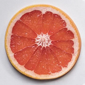 Top view delicious grapefruit slice Stock Photos