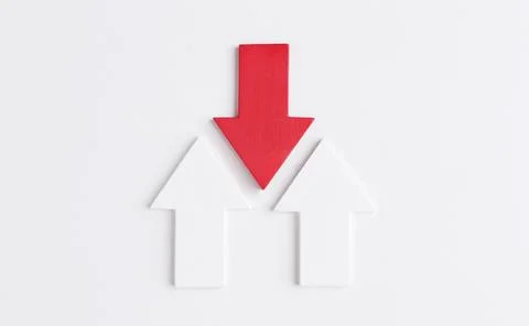 Top view different arrows. High quality and resolution beautiful photo concept Stock Photos