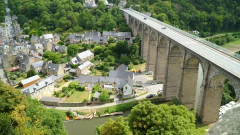 Top view of Dinan Video stock 100220829