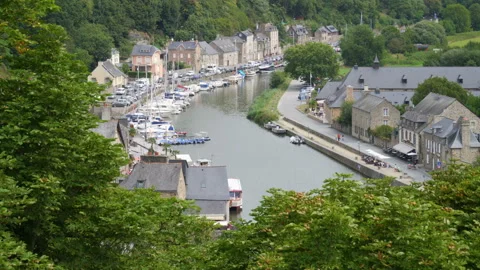 Top view of Dinan Video stock 100221222