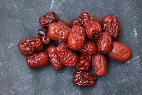 Top view of a dried fruit Fotos Stock