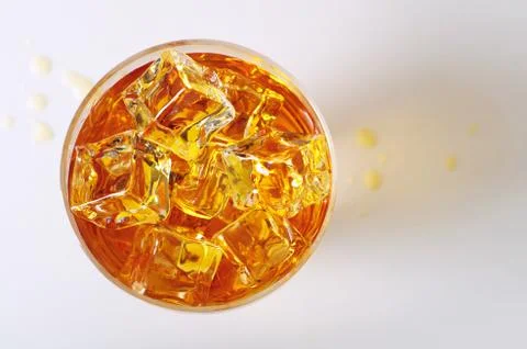 Top view on drink Stock Photos